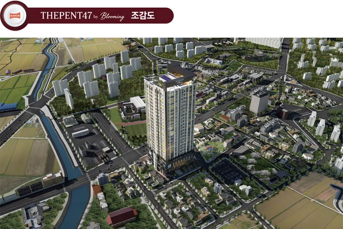 안성 공도 더펜트47 단지배치도
